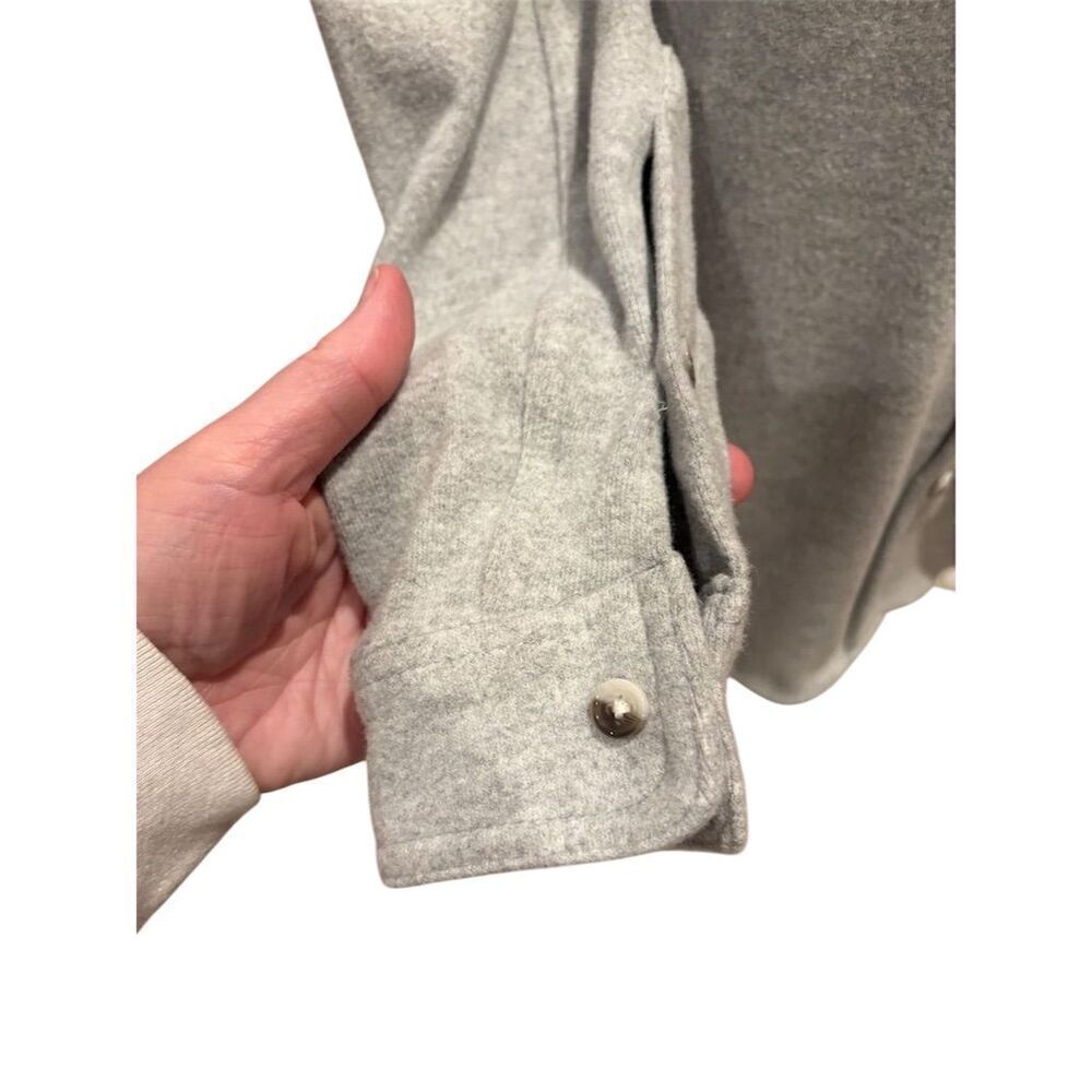 3/$15 Workshop Republic Women's XS Gray Long Sleeve Button-Up Shirt - Picture 4 of 11